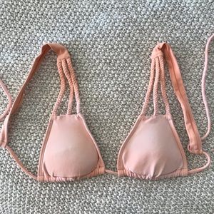 San Lorenzo Peach Bikini Top